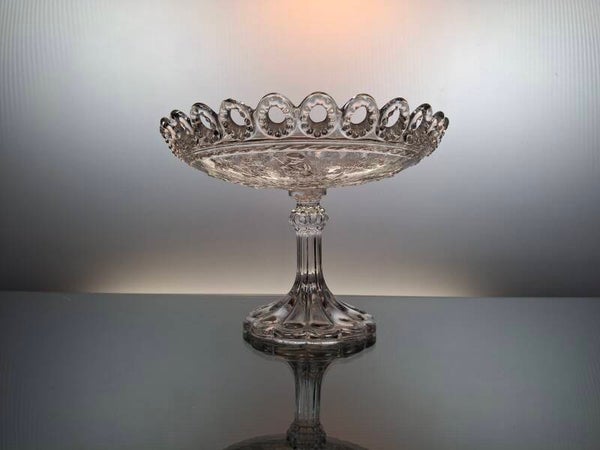 Rare 19th century crystal candy / fruit Bowl “Le creusot”