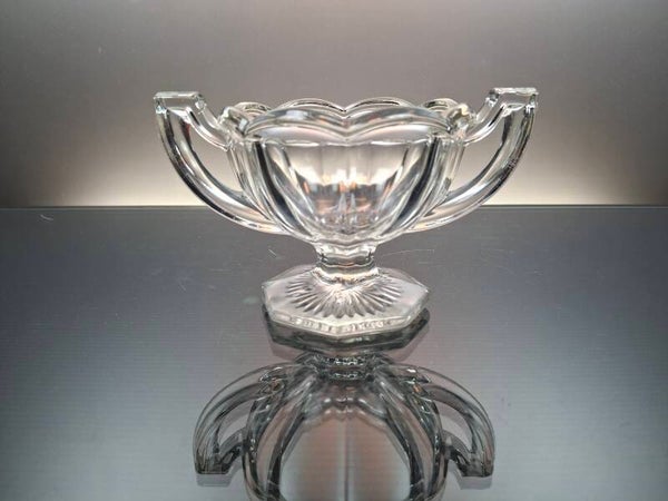 Clear art deco candy/ fruit bowl “Roland – VEB Walther”