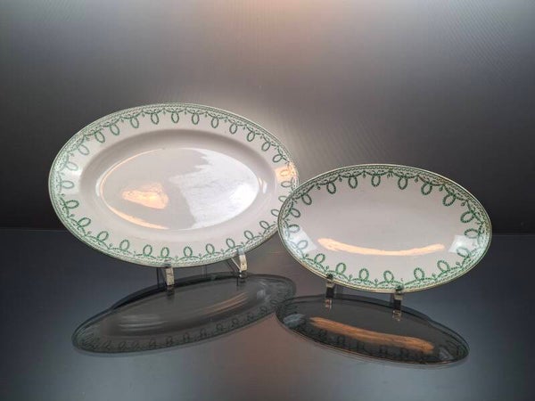 2 Boch Frères Ceramic serving plate “Bonaparte”