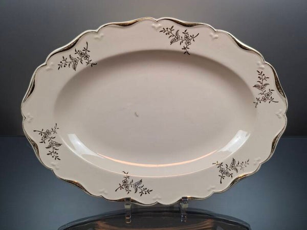 Boch Frères Ceramic serving plate “Francoise”