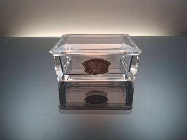 Vintage crystal lid box Val Saint Lambert “Richmond”