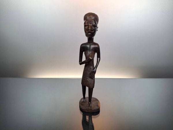 Vintage African ebony figure “Congo”