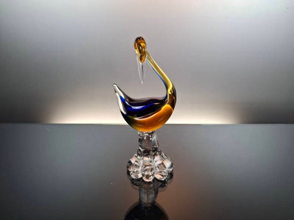 Vintage Venice art crystal duck “Murano”