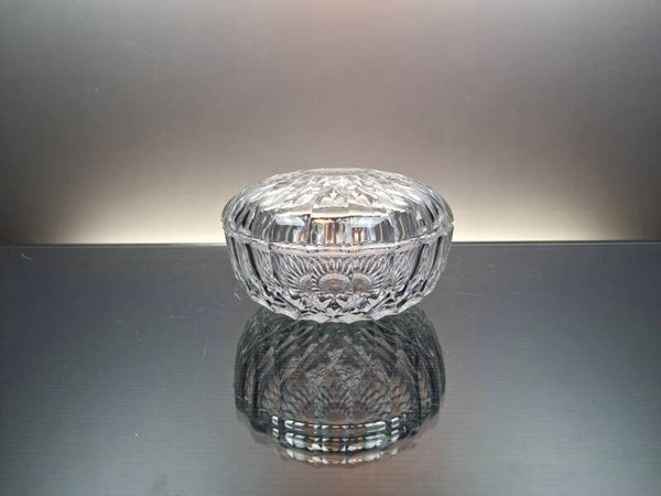 Val Saint Lambert crystal candy box "Imperial"