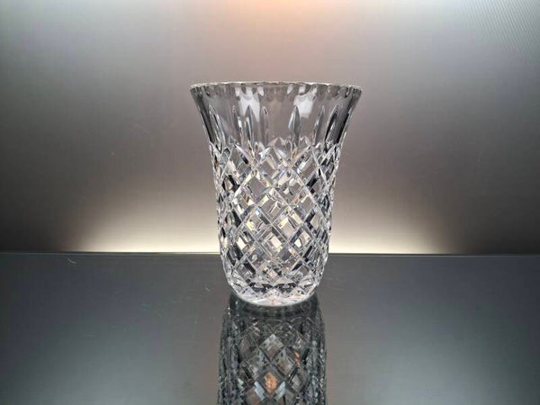 Val Saint Lambert clear crystal vase "Albion"