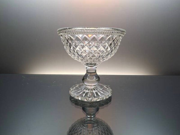 Clear art deco candy/ sugar bowl “Stölze – Hermanova hut”