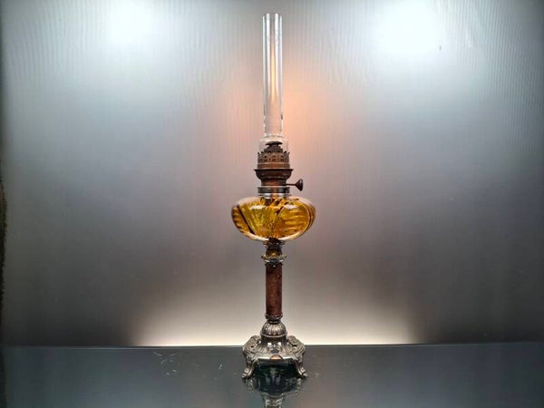 19th Century French kerosene lamp “Legras”
