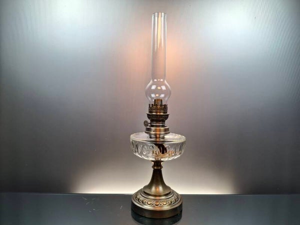 19th Century French Oil Lamp “Baccarat”