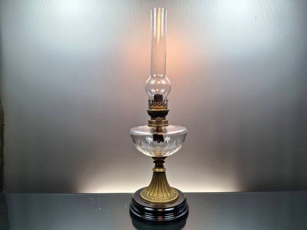 19th Century French kerosene Lamp “Baccarat”