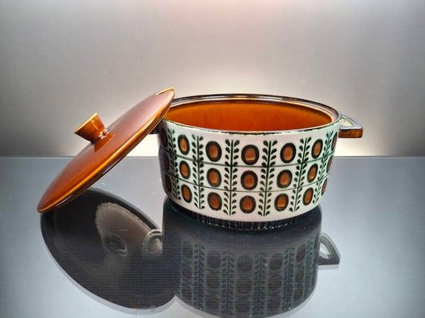 Boch Frères Ceramic soup tureen “Delta - Noix”