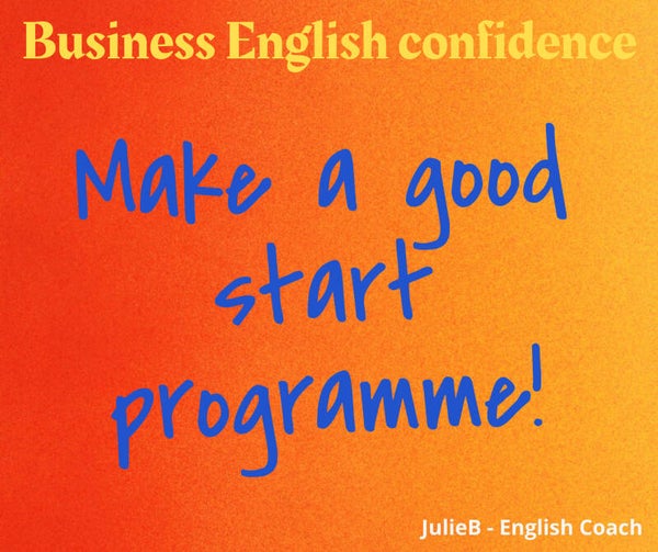 Making a Good Start - 4 in depth English coaching sessions