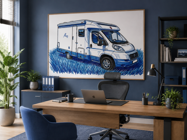 Personaliseren Custom Camper Ballpoint pen  Stijl op Canvas