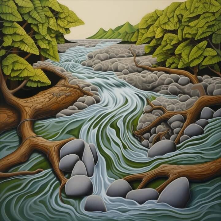 Smoothed Rocks River