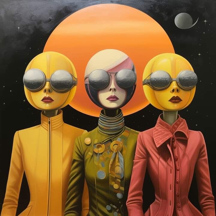 Figures with Sun Glasses