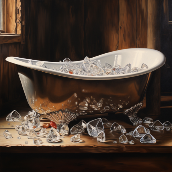 Bathtub with Diamonds