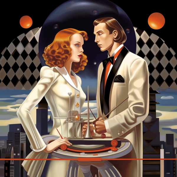 Chess Players Couple 2