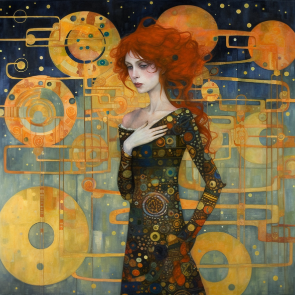 Woman with hand in pocket