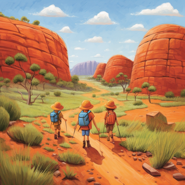 Walking in the Bungle Bungle Ranges