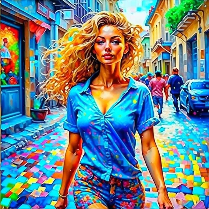 Walking city streets