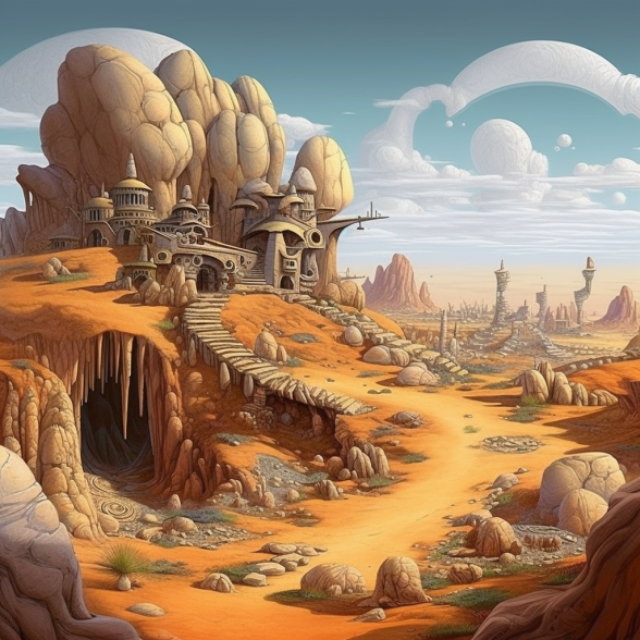 Fantasy Desert Commune