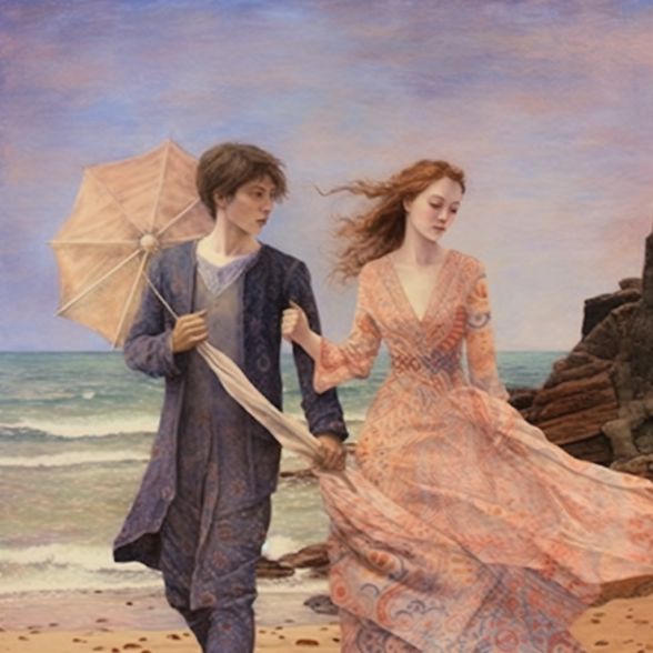 Couple with Umbrella