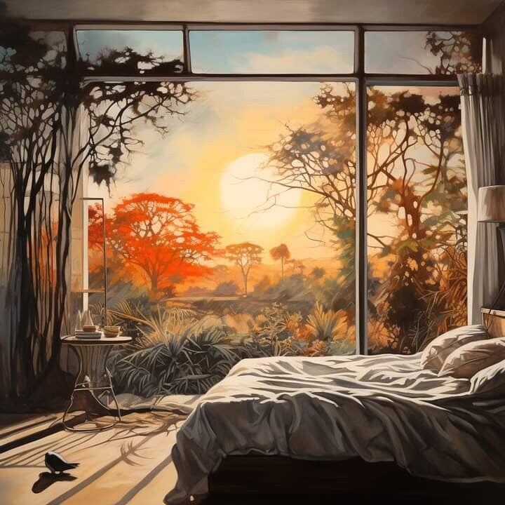 Savannah Interior with bed