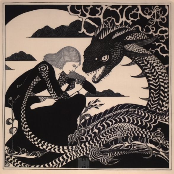 Sigurd roasts the Dragon's heart