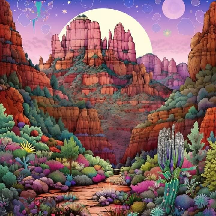 Pink Mountain Cactus