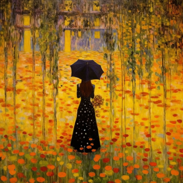 Woman with Umbrella