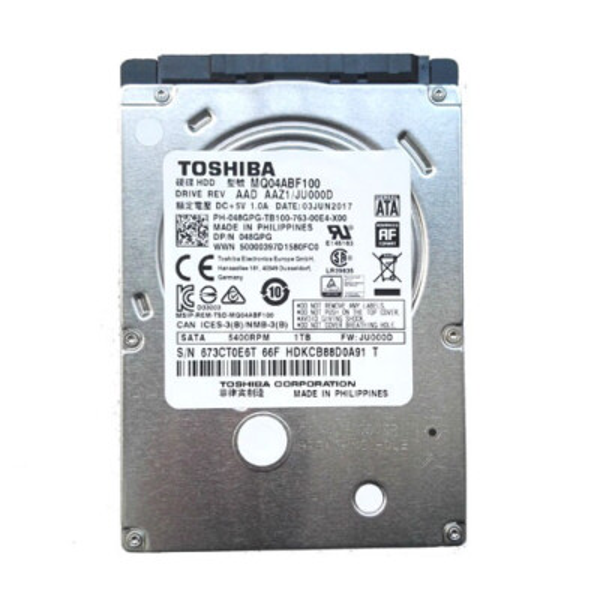 Toshiba 1TB 2.5" HDD (MQ04ABF100)