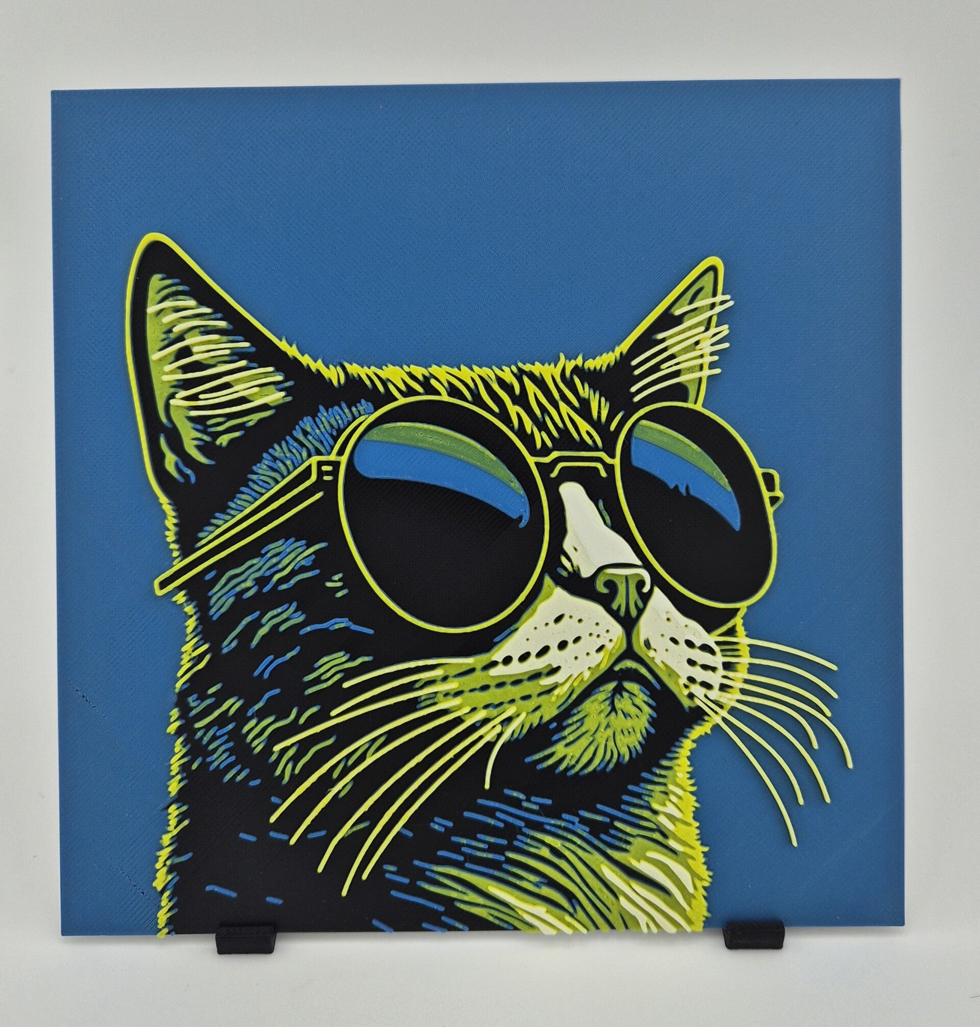 Cool Cat - 2D Textured Art Print
