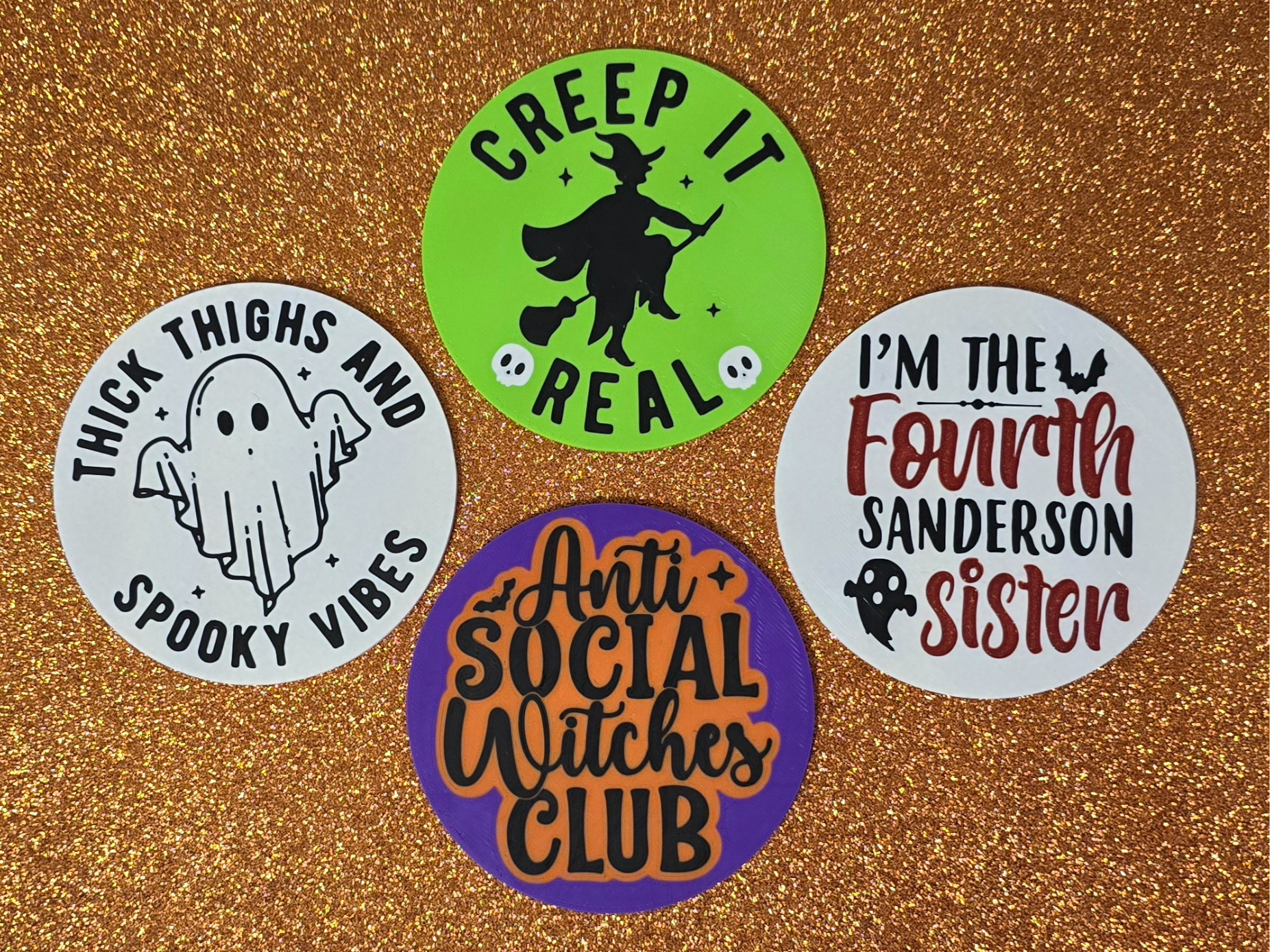 Halloween Coasters - Set of 4