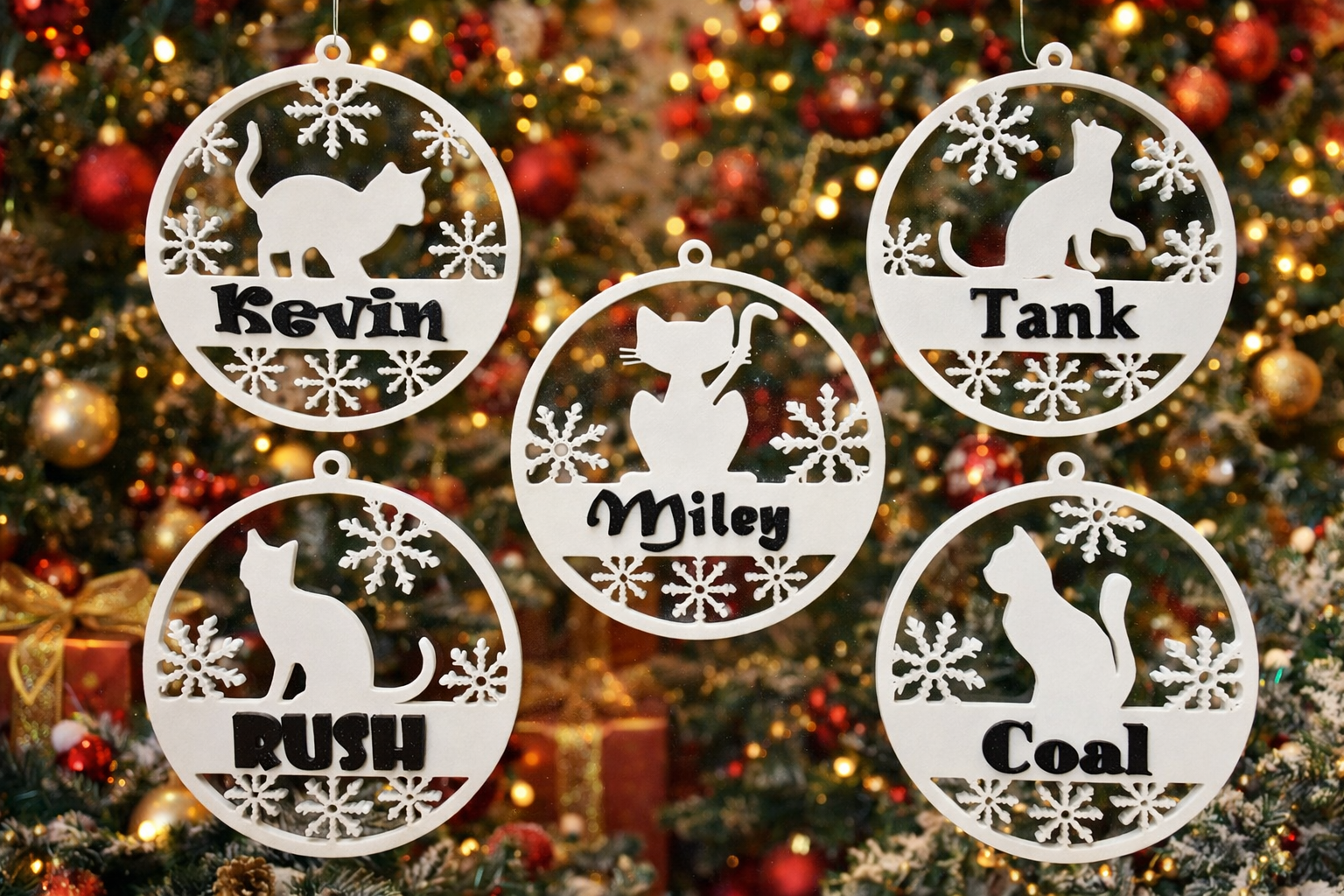 Personalized Cat Ornament