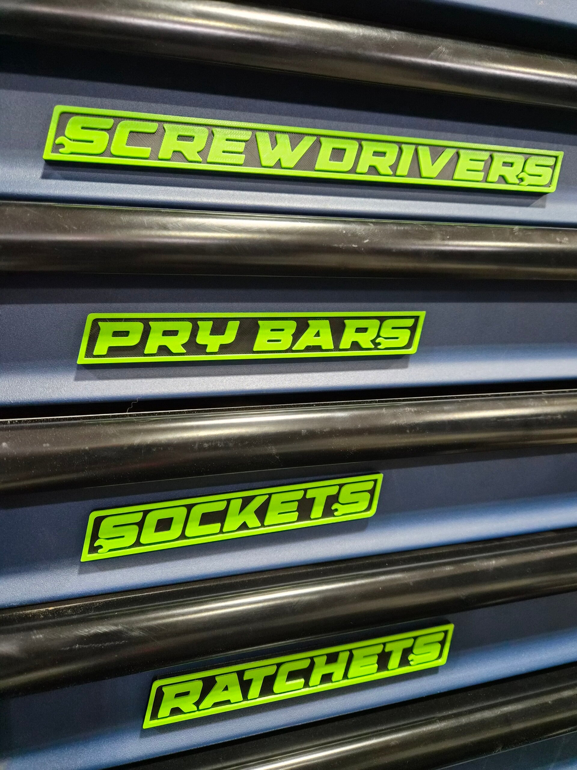 Magnetic Toolbox Labels