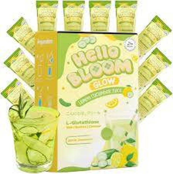 Hello Bloom Glow Lemon Cucumber Juice 180g