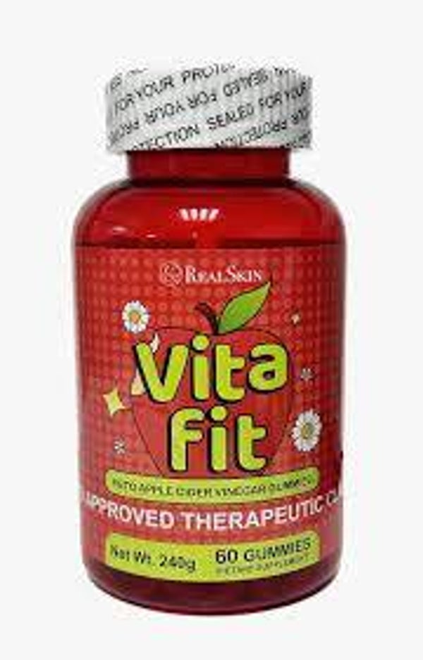 Real Skin Vita Fit Apple Cider 60 Gummies