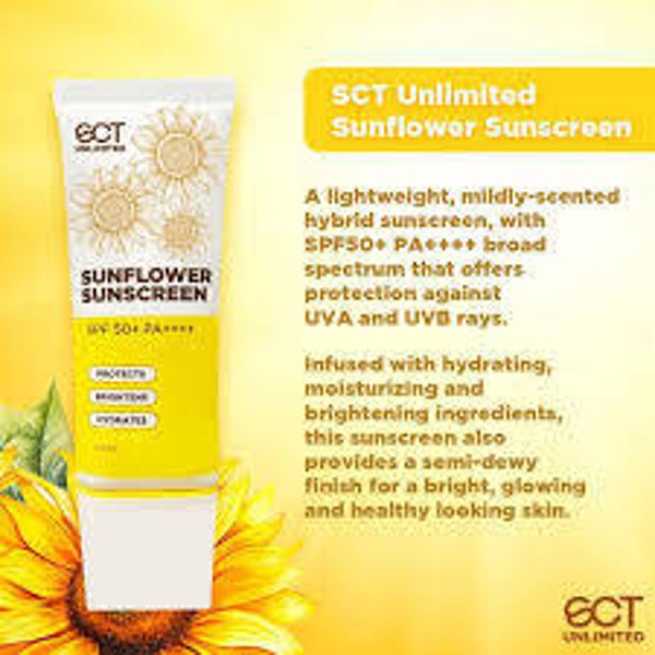 SCT Unlimited Sunflower Sunscreen SPF50 20/50ml