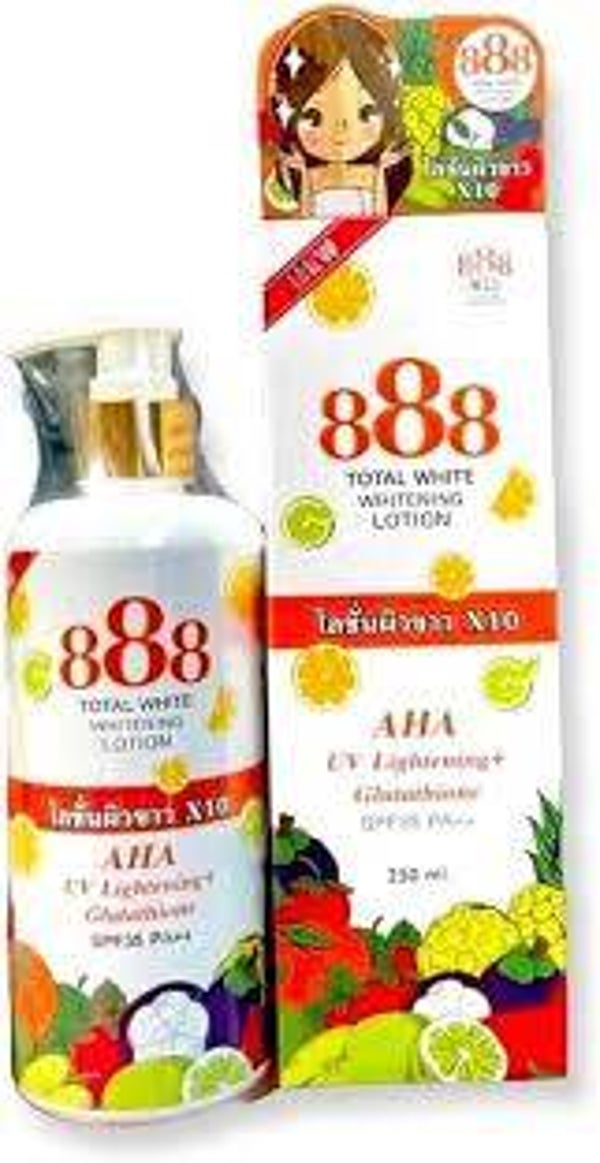 888 Total White Whitening Lotion 250ml
