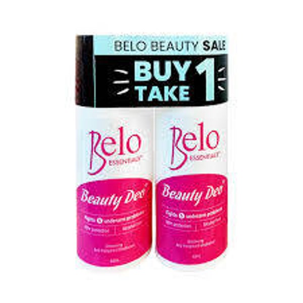 Belo Beauty Deo Roll-on 40ml BOGO Pink