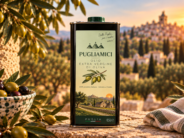 Blik 0,5L extra vergine olijfolie (0,2% zuurgraad)