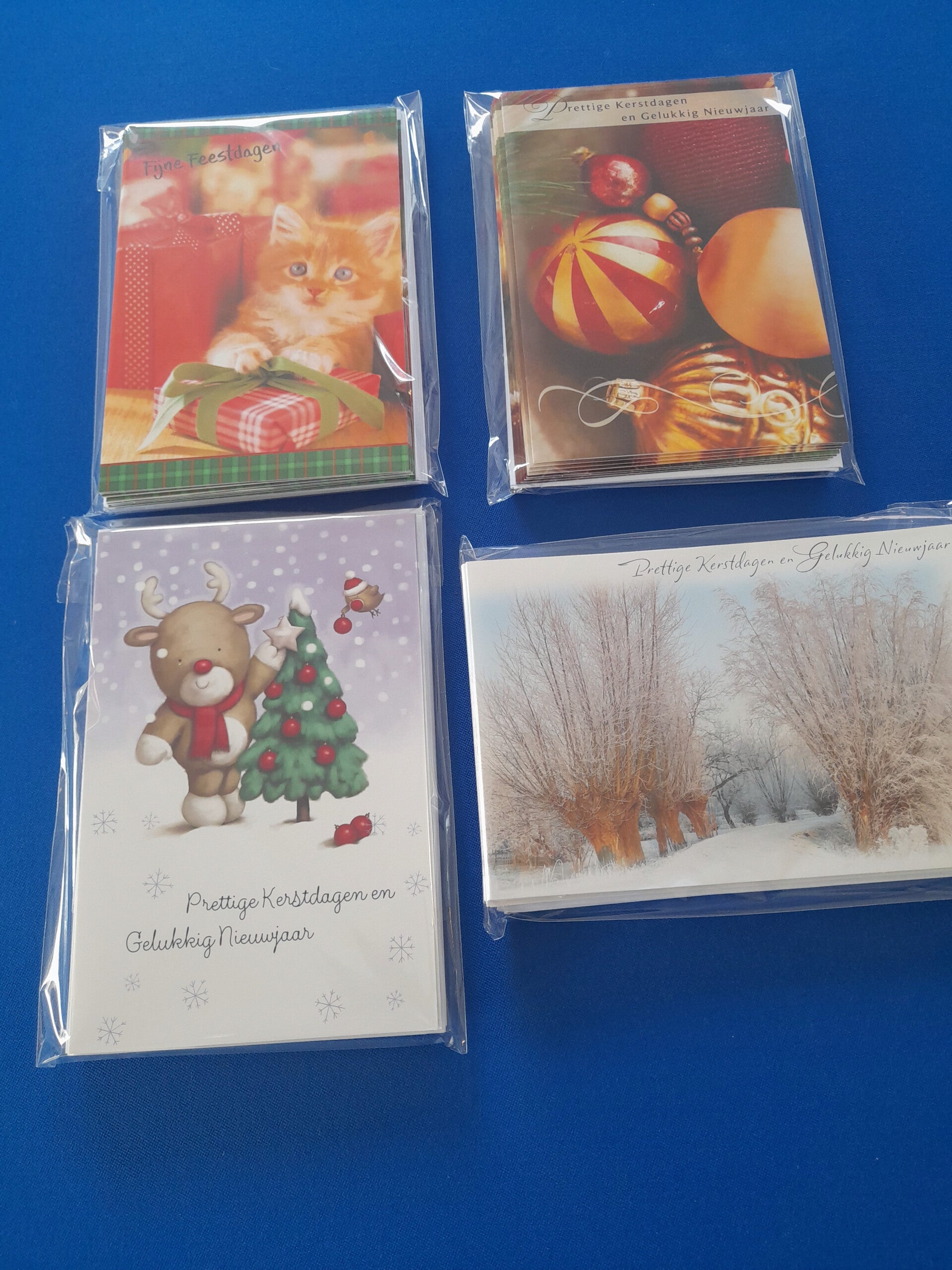 Set van 8 dubbele kerstkaarten (Hallmark) met envelop