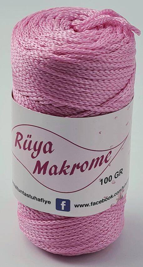 250g Makramee-Garn Mit Glitzereffekt – Lurex-Glitzerwolle, Farbe MAC021 Lila, Für Stricken, Häkeln & Makramee