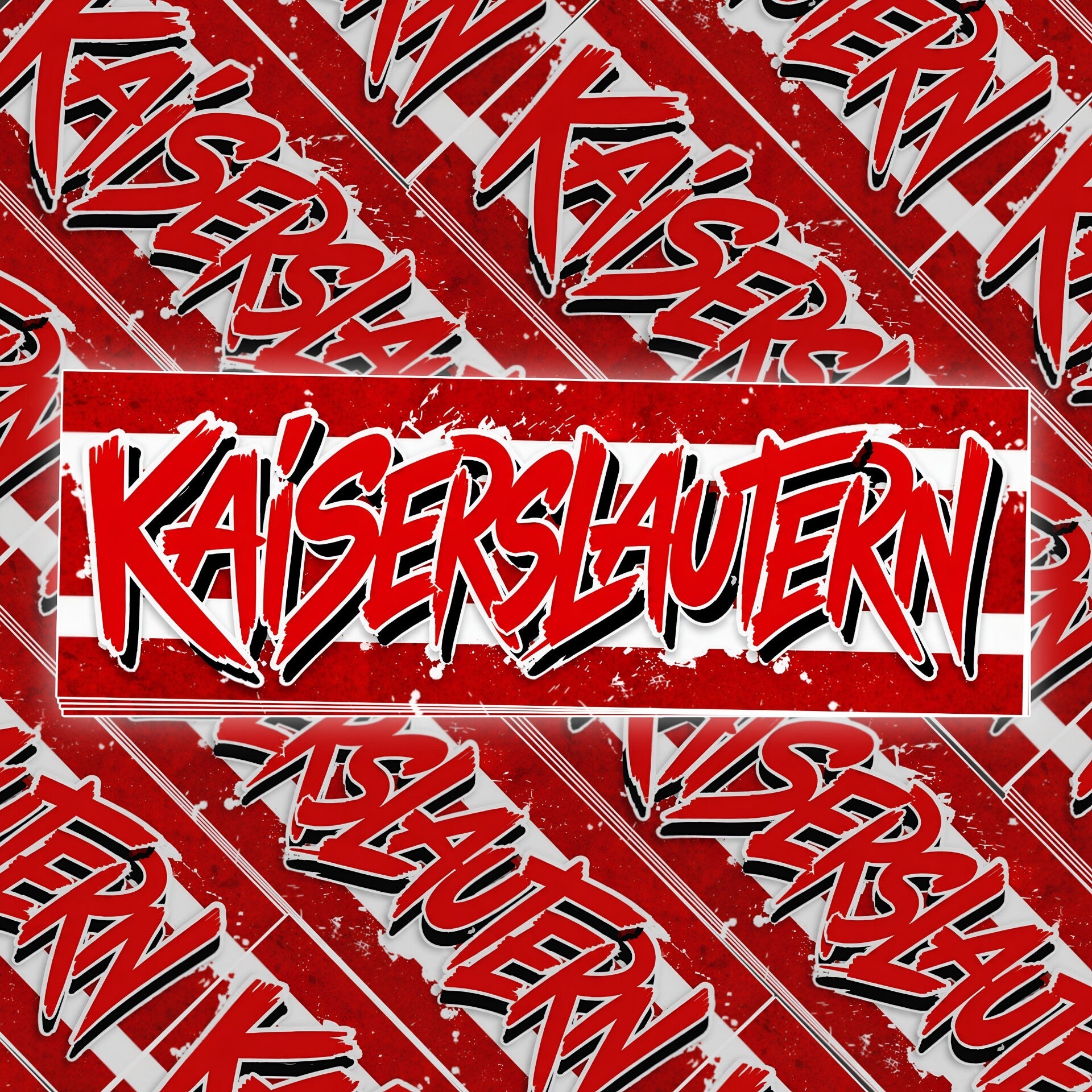 50 Kaiserslautern Aufkleber 14,8cm x 5cm