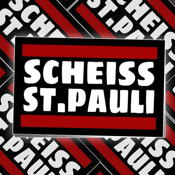 50 Anti Pauli Aufkleber 8,5cm x 5,5cm