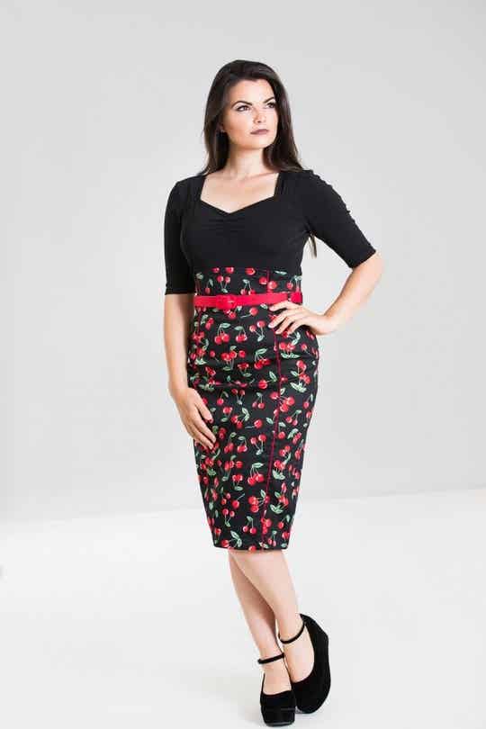Cherry Pop pencil skirt Hell Bunny