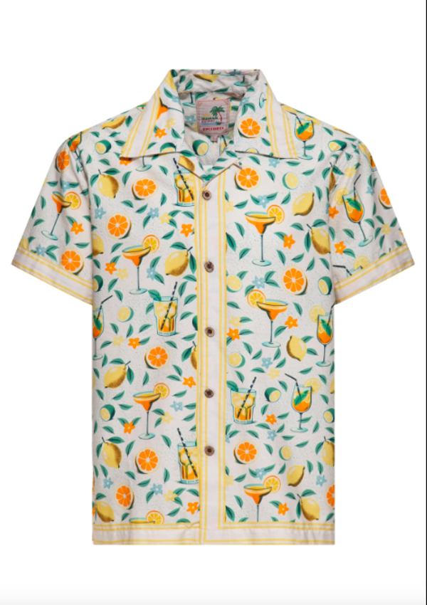 Vintage Shirt Citrus Cocktail • King Kerosin