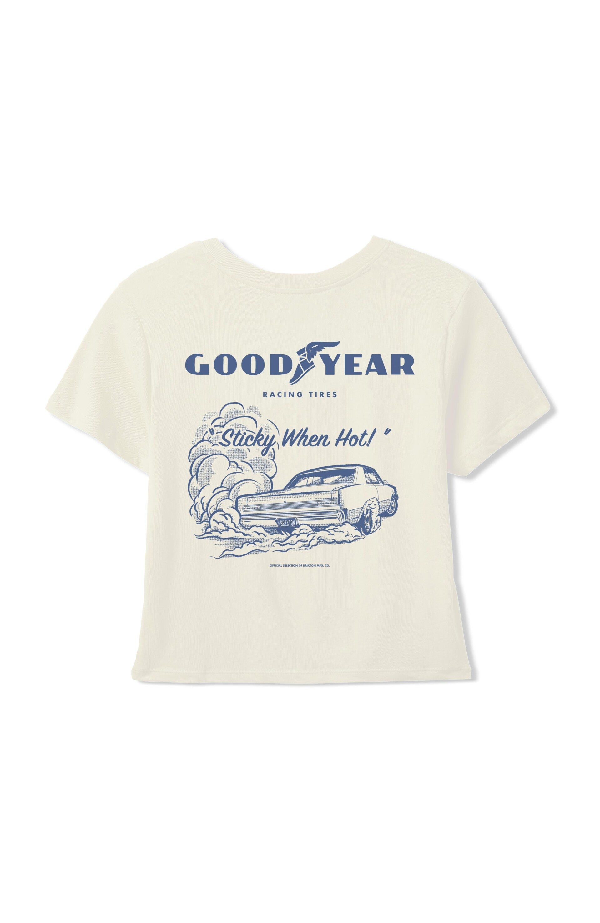 Goodyear Burnout Boxy Crew Tee • Brixton