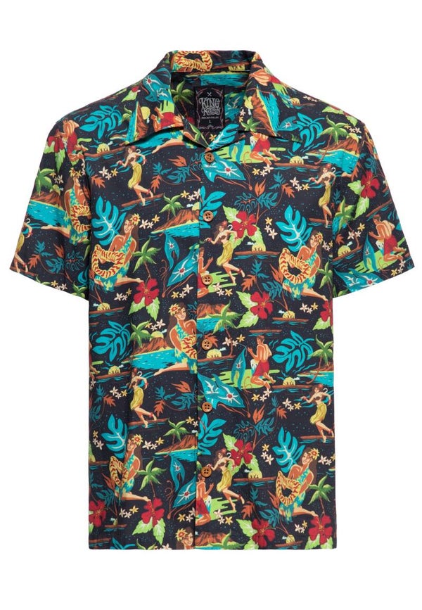 Hawaii shirt Hula- King Kerosin