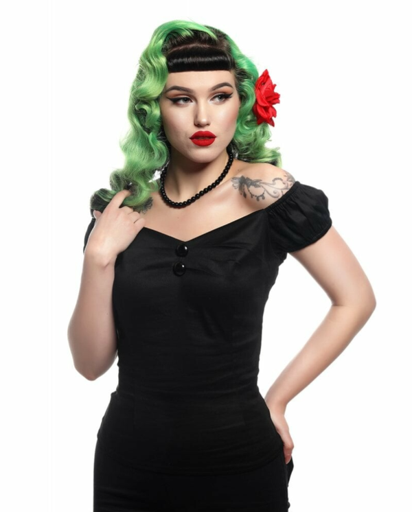 Dolores Top Collectif Zwart
