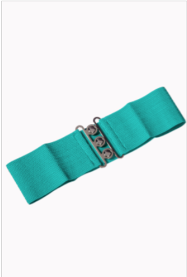 Vintage Stretch Belt Aqua - Banned
